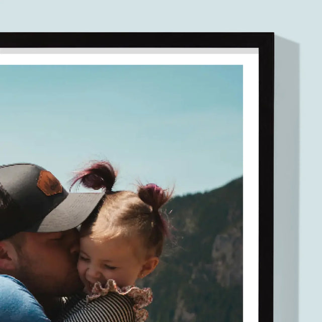 Fotografia A Podpis: Nenahraditeľný Otecko Priania - Zarámováná Tlač 30X40 (Vertikálne)