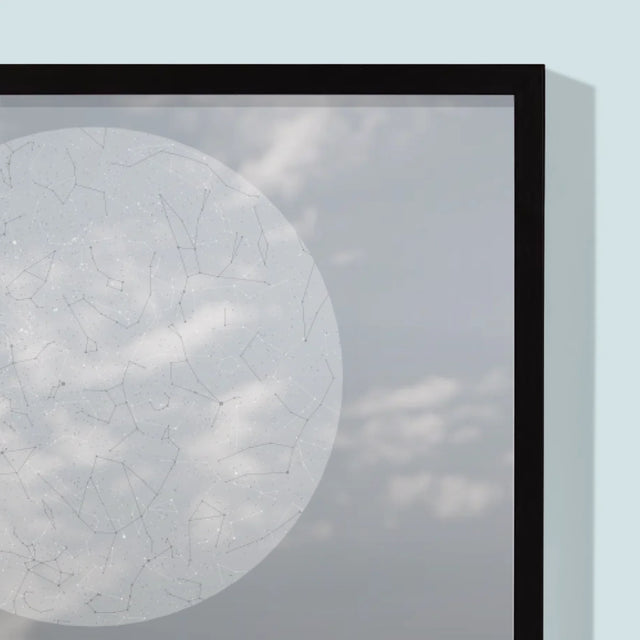 Mapa Hviezd: Svadba - Zarámováná Tlač 30X40 (Vertikálne)