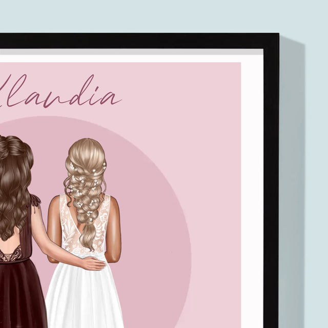 Tvorenie Postavy: Najlepšia Svedkyňa - Zarámováná Tlač 30X40 (Vertikálne)