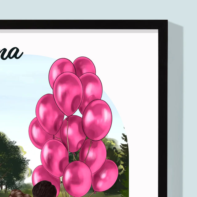 Tvorenie Postavy: Ona A On - Zarámováná Tlač 30X40 (Vertikálne)