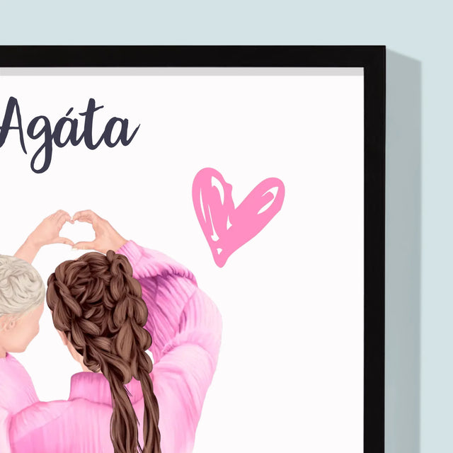 Tvorenie Postavy: Najlepšia Maminka Na Svete - Zarámováná Tlač 30X40 (Vertikálne)