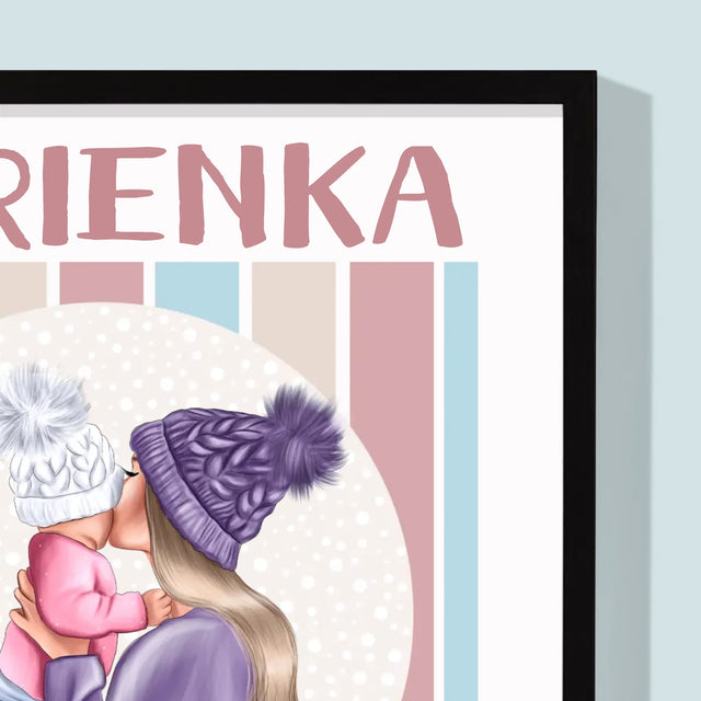 Tvorenie Postavy: Najlepšia Mama - Zarámováná Tlač 30X40 (Vertikálne)
