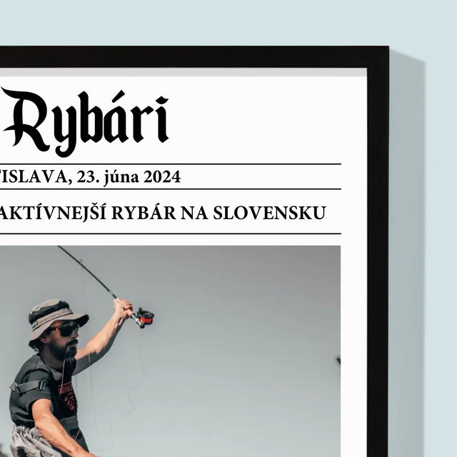 Fotografia A Podpis: Rybári - Zarámováná Tlač 30X40 (Vertikálne)