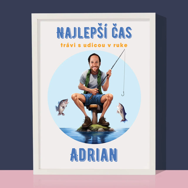 Fotografia A Podpis: Najlepší Čas - Zarámováná Tlač 30X40 (Vertikálne)