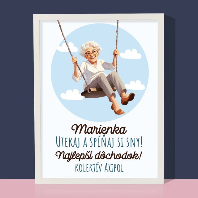 Meno A Podpis: Nech Sa Splnia Tvoje Túžby - Zarámováná Tlač 30X40 (Vertikálne)