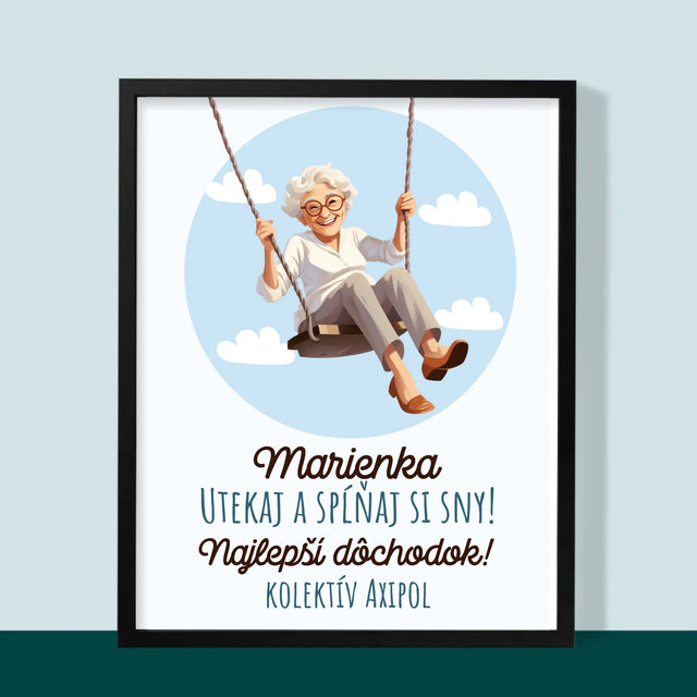 Meno A Podpis: Nech Sa Splnia Tvoje Túžby - Zarámováná Tlač 30X40 (Vertikálne)