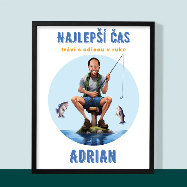 Fotografia A Podpis: Najlepší Čas - Zarámováná Tlač 30X40 (Vertikálne)