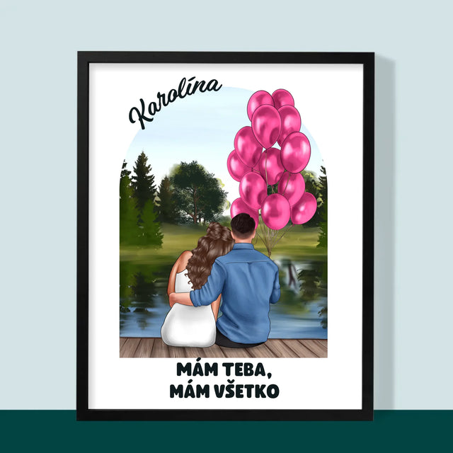 Tvorenie Postavy: Ona A On - Zarámováná Tlač 30X40 (Vertikálne)