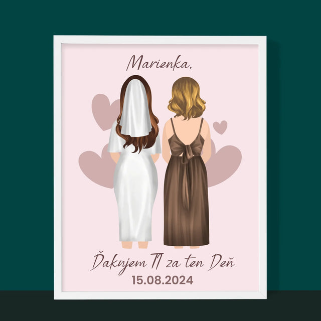 Tvorenie Postavy: Svedkyňa - Zarámováná Tlač 30X40 (Vertikálne)