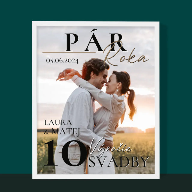 Obálka Časopisu: Pár Roka - Zarámováná Tlač 30X40 (Vertikálne)