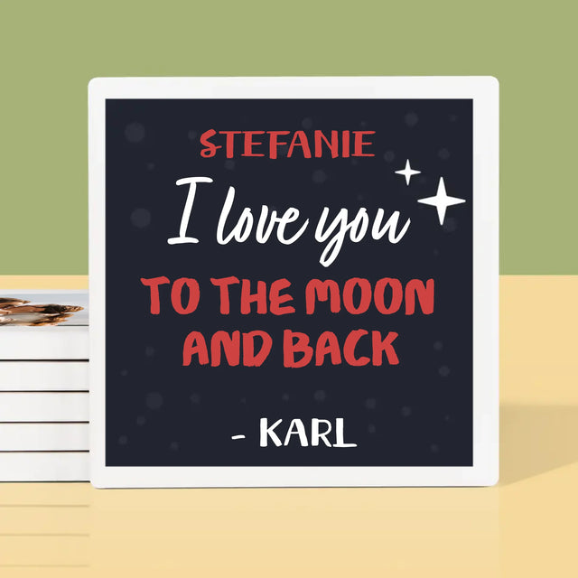 Fotokolaż: To The Moon And Back - Podkładki Pod Kubki | DE