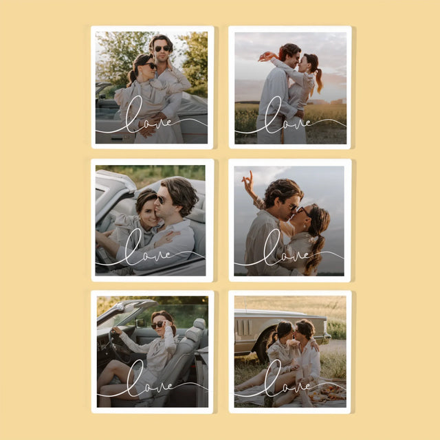 Zdjęcie: Love Napis - Podkładki Pod Kubki | DE