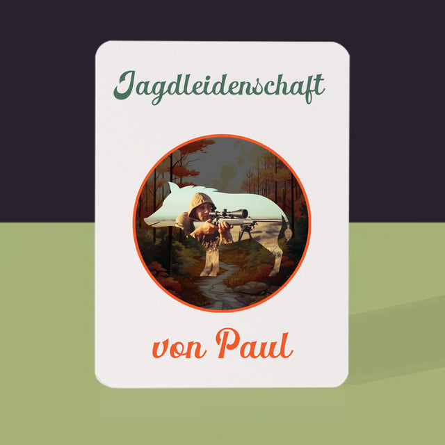 Zdjęcie I Podpis: Myśliwska Pasja - Karty Do Gry | DE