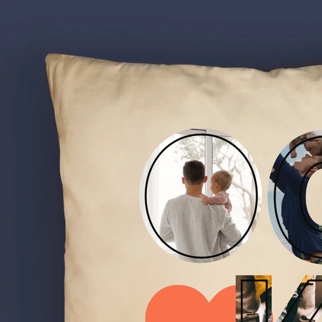 Fotokoláž: Ocko Je Najlepší - Vankúš