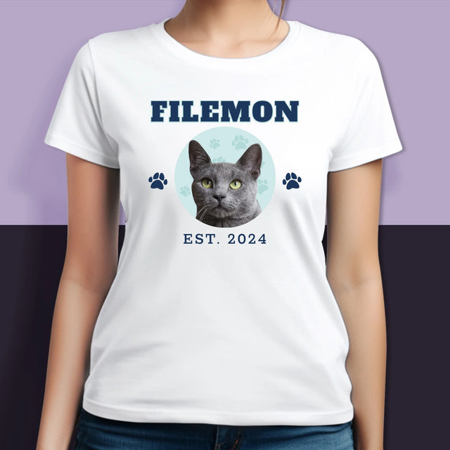 Tvoja Postava: Tvoja Mačka Varsity - Tričká Pre Pár