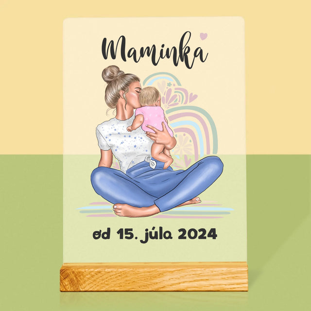 Tvorenie Postavy: Mladá Mama - Tlač Na Akrylové Sklo