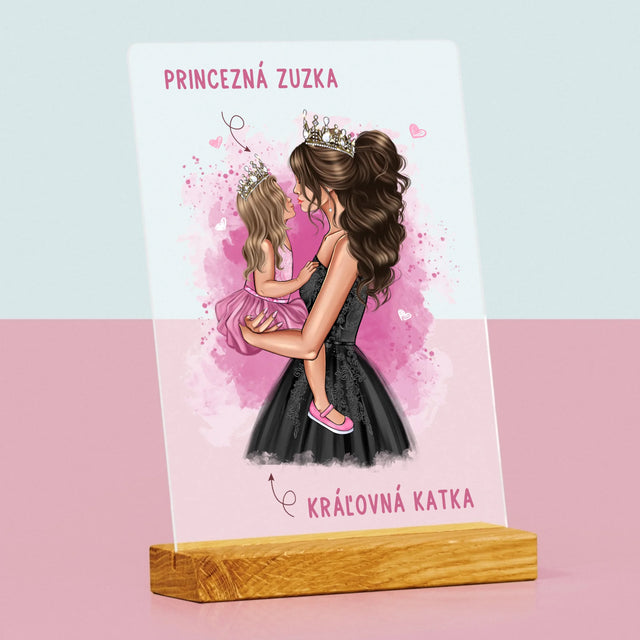 Tvorenie Postavy: Maminkina Princezná - Tlač Na Akrylové Sklo