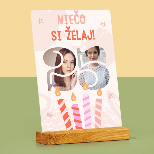 Slovo Z Fotografií: Niečo Si Želaj - Tlač Na Akrylové Sklo