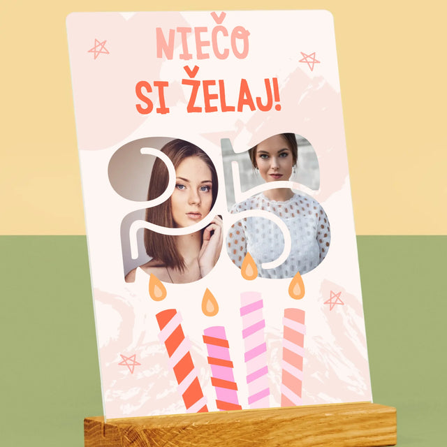 Slovo Z Fotografií: Niečo Si Želaj - Tlač Na Akrylové Sklo