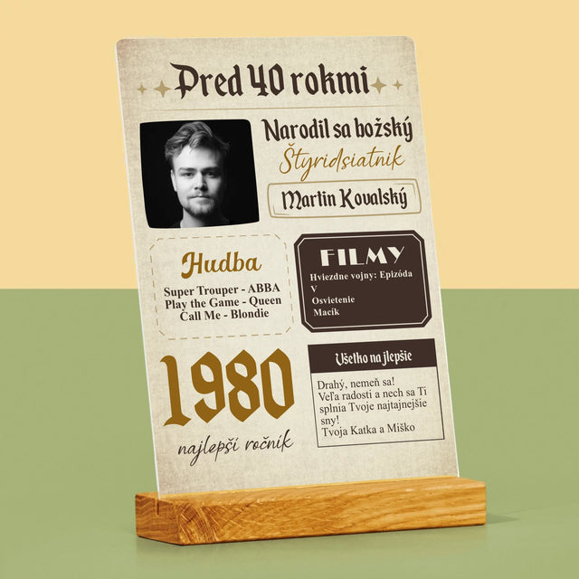 Obálka Časopisu: Pred 40 Rokmi - Tlač Na Akrylové Sklo