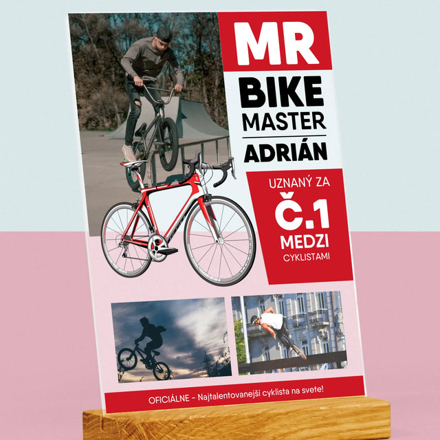 Obálka Časopisu: Mr Bike Master - Tlač Na Akrylové Sklo