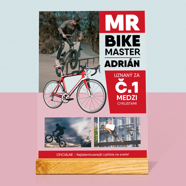 Obálka Časopisu: Mr Bike Master - Tlač Na Akrylové Sklo