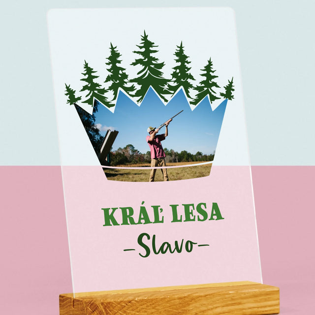 Tvar Z Fotografií: Kráľ Lesa - Tlač Na Akrylové Sklo