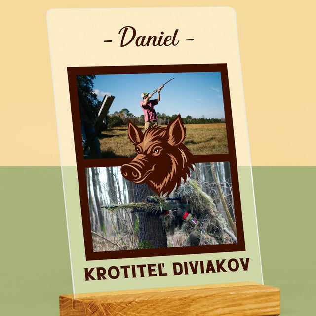 Fotokoláž: Krotiteľ Diviakov - Tlač Na Akrylové Sklo