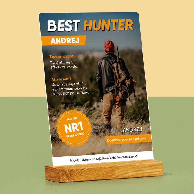 Obálka Časopisu: Best Hunter - Tlač Na Akrylové Sklo