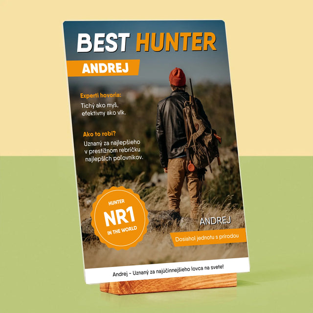 Obálka Časopisu: Best Hunter - Tlač Na Akrylové Sklo