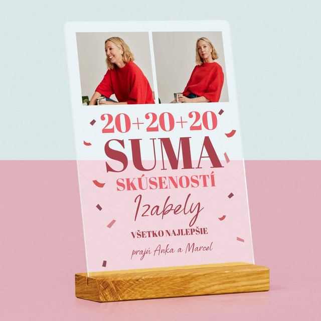 Fotokoláž: Suma Skúseností - Tlač Na Akrylové Sklo