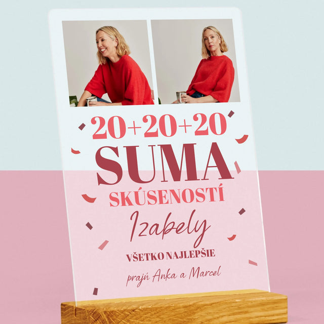 Fotokoláž: Suma Skúseností - Tlač Na Akrylové Sklo