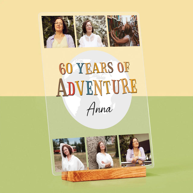 Fotokoláž: 60 Years Of Adventure - Tlač Na Akrylové Sklo