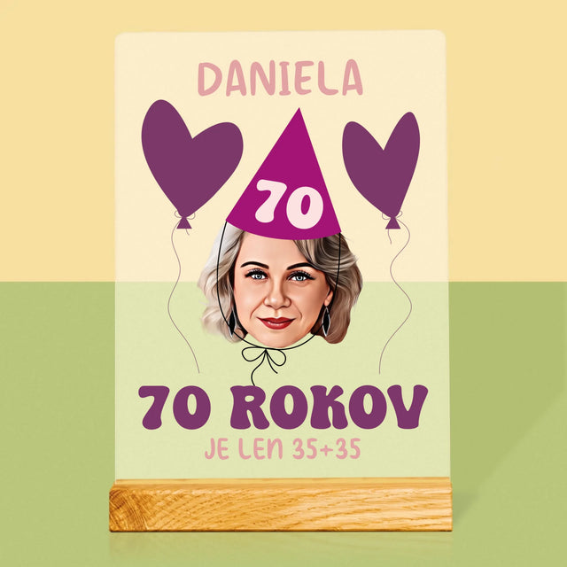 Tvoja Postava: Narodeninový Portrét - Tlač Na Akrylové Sklo