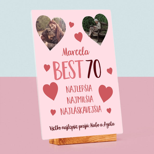 Fotokoláž: Best 70 - Tlač Na Akrylové Sklo