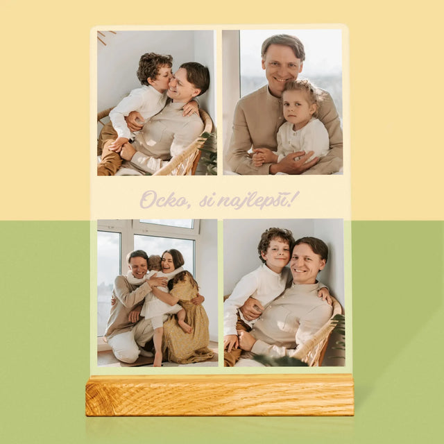 Fotokoláž: Fotografie Pre Ocka - Tlač Na Akrylové Sklo