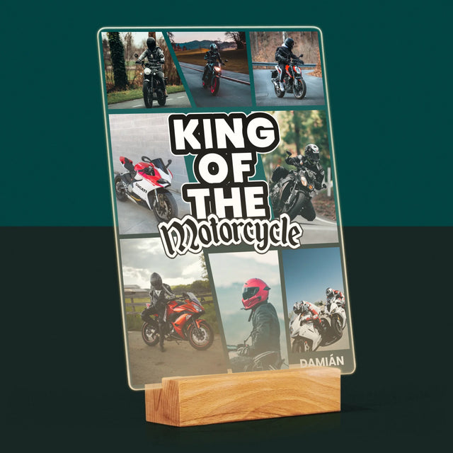 Fotokoláž: King Of The Motorcycle - Tlač Na Akrylové Sklo