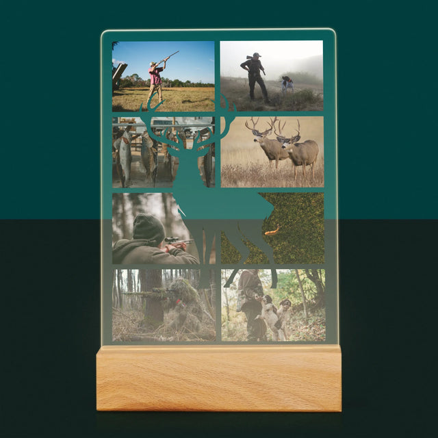 Fotokoláž: Poľovník - Tlač Na Akrylové Sklo