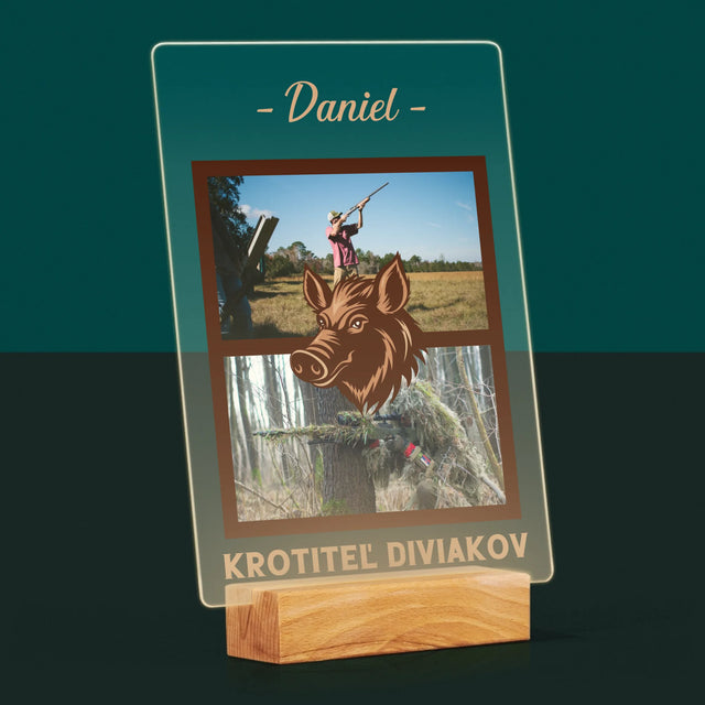 Fotokoláž: Krotiteľ Diviakov - Tlač Na Akrylové Sklo