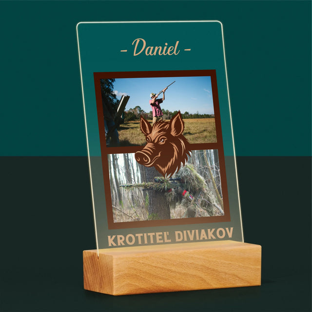 Fotokoláž: Krotiteľ Diviakov - Tlač Na Akrylové Sklo