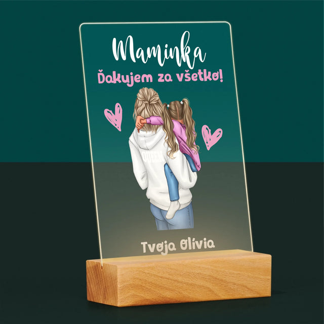 Tvorenie Postavy: Mama S Dieťaťom - Tlač Na Akrylové Sklo