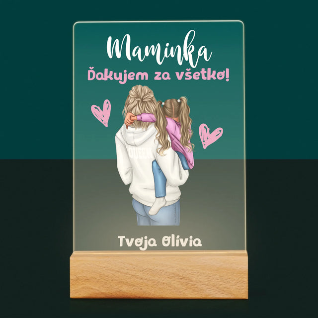 Tvorenie Postavy: Mama S Dieťaťom - Tlač Na Akrylové Sklo