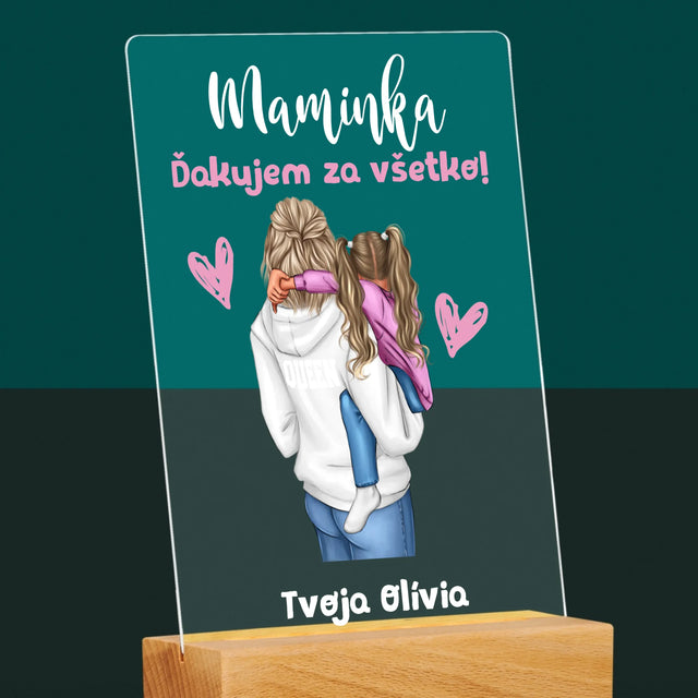 Tvorenie Postavy: Mama S Dieťaťom - Tlač Na Akrylové Sklo