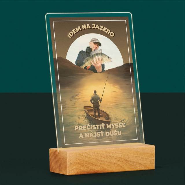 Fotografia A Podpis: Idem Na Jazero - Tlač Na Akrylové Sklo
