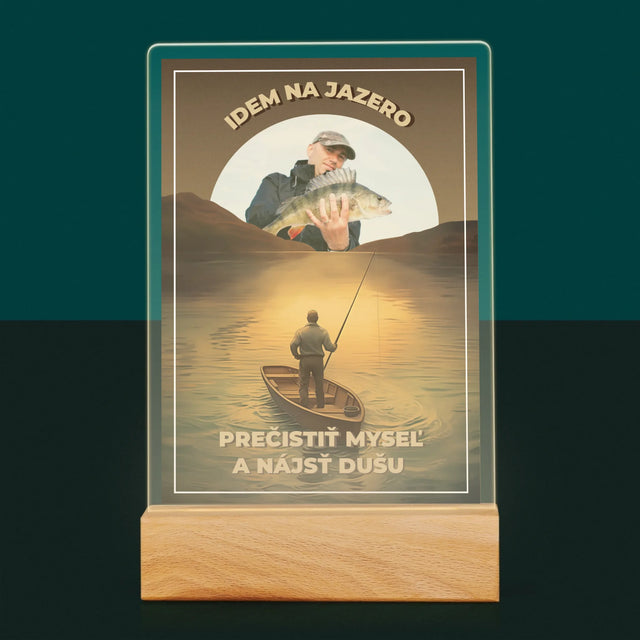 Fotografia A Podpis: Idem Na Jazero - Tlač Na Akrylové Sklo