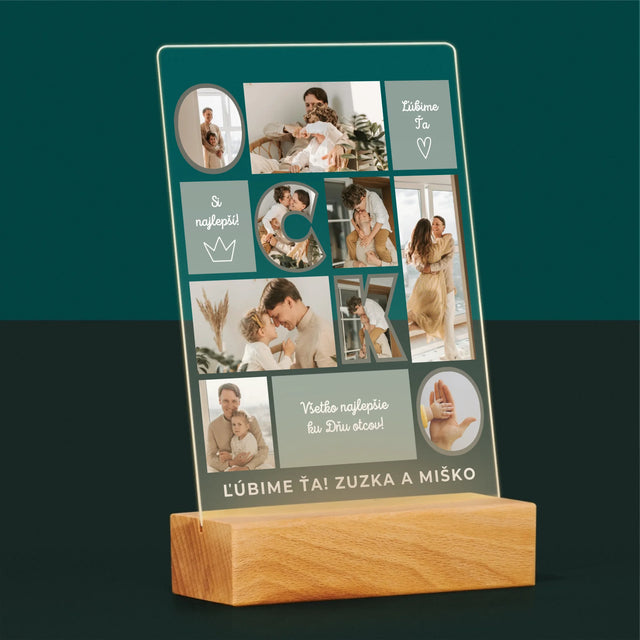 Fotokoláž: Ocko Dlaždice - Tlač Na Akrylové Sklo