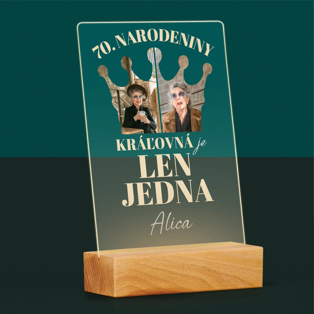 Tvar Z Fotografií: 70. Narodeniny Kráľovná - Tlač Na Akrylové Sklo