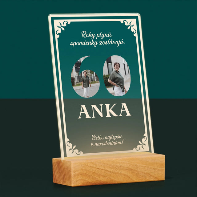 Slovo Z Fotografií: Roky Plynú - Tlač Na Akrylové Sklo