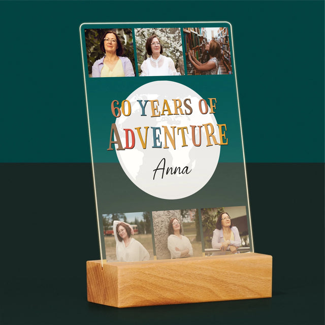 Fotokoláž: 60 Years Of Adventure - Tlač Na Akrylové Sklo