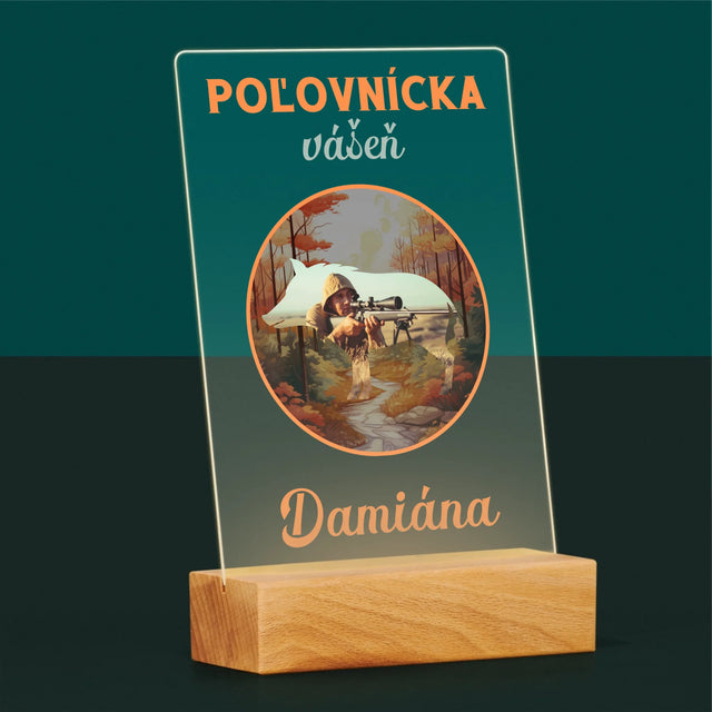 Fotografia A Podpis: Poľovnícka Vášeň - Tlač Na Akrylové Sklo
